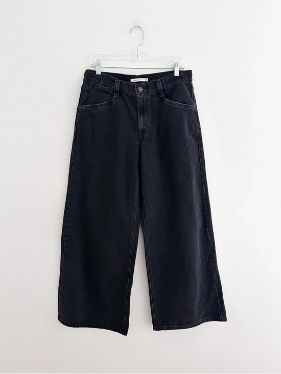 Levi's '94 Baggy Wide Leg Jeans | Washed Black | Size 30 | 100% Cotton Denim - Picture 2 of 7